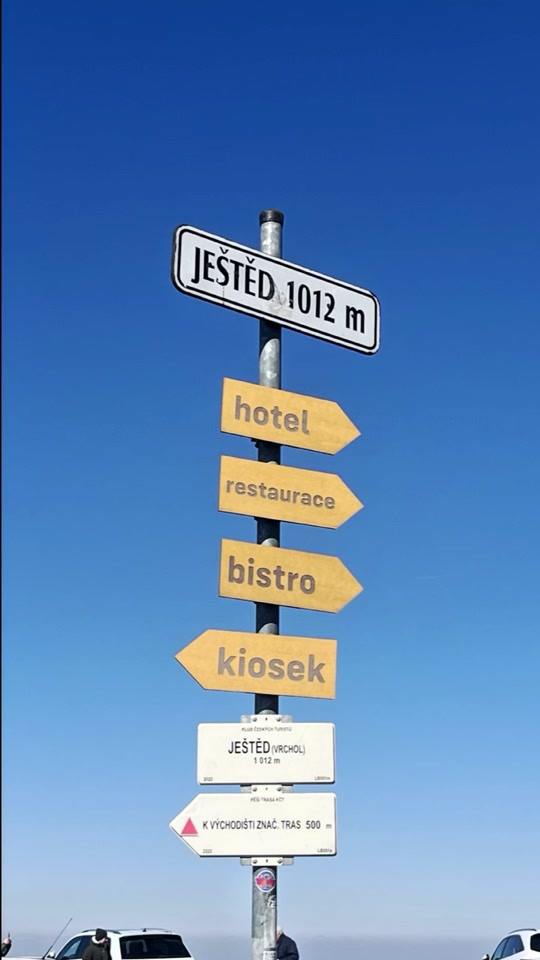 Náhled TikTok videa z výletu na Ještěd